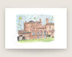 Dalhousie castle - print - watermerk