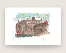 Edinburgh castle - print - watermerk